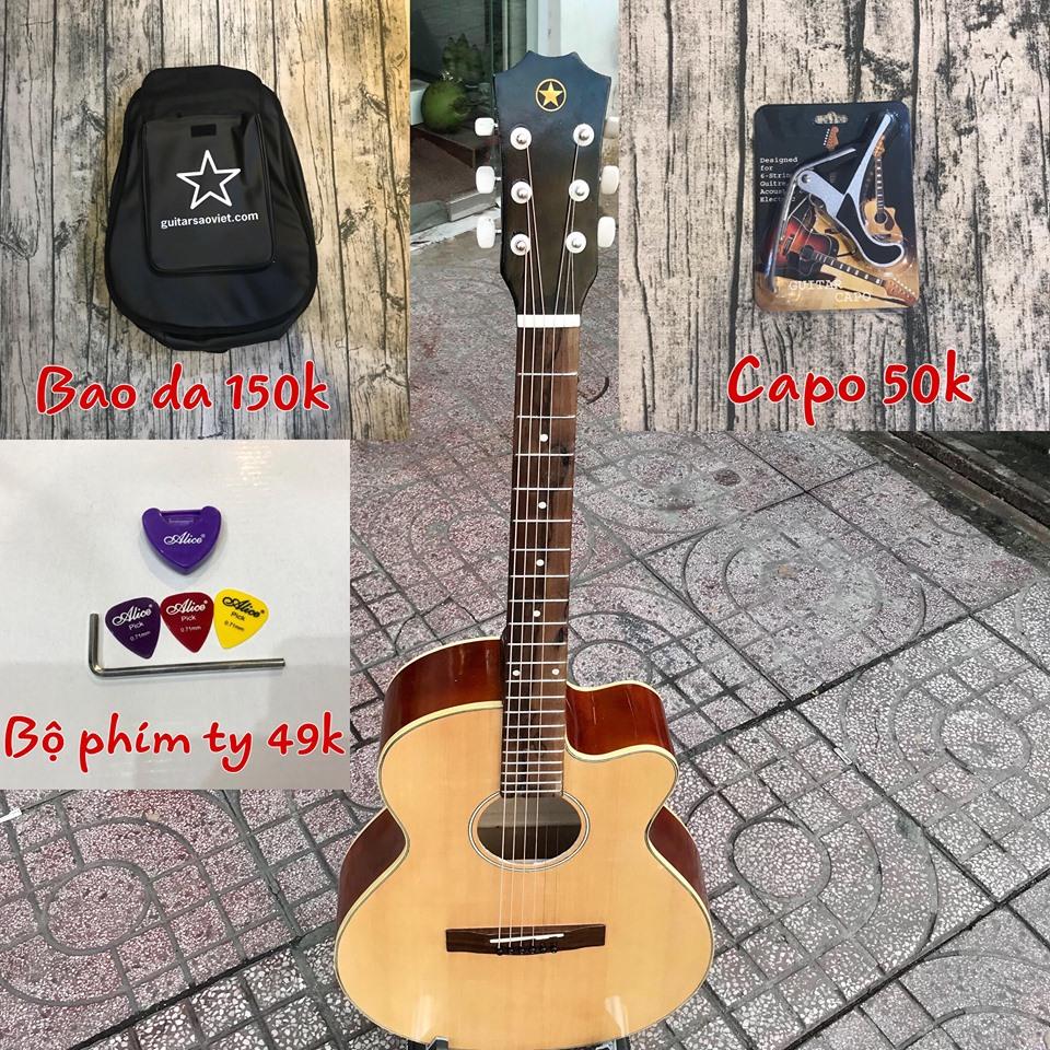 [HCM]Đàn Guitar Acoustic ET-01SV Giá Hủy Diệt (kèm phụ kiện trị giá 249k)