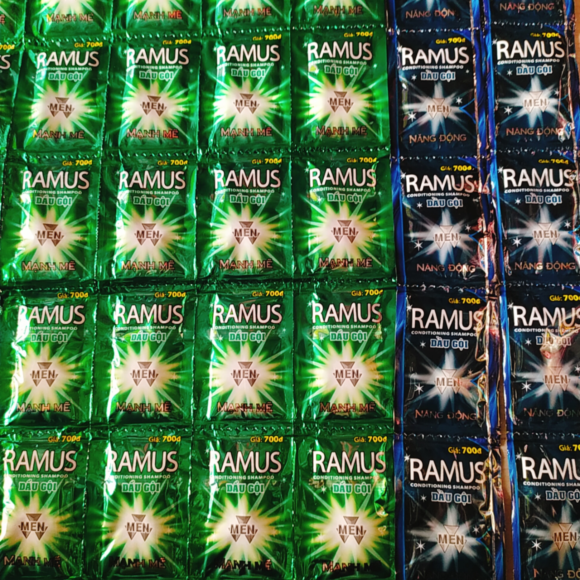 COMBO 3 DÂY DẦU GỘI RAMUS (DÂY 12 GÓI 4ML)