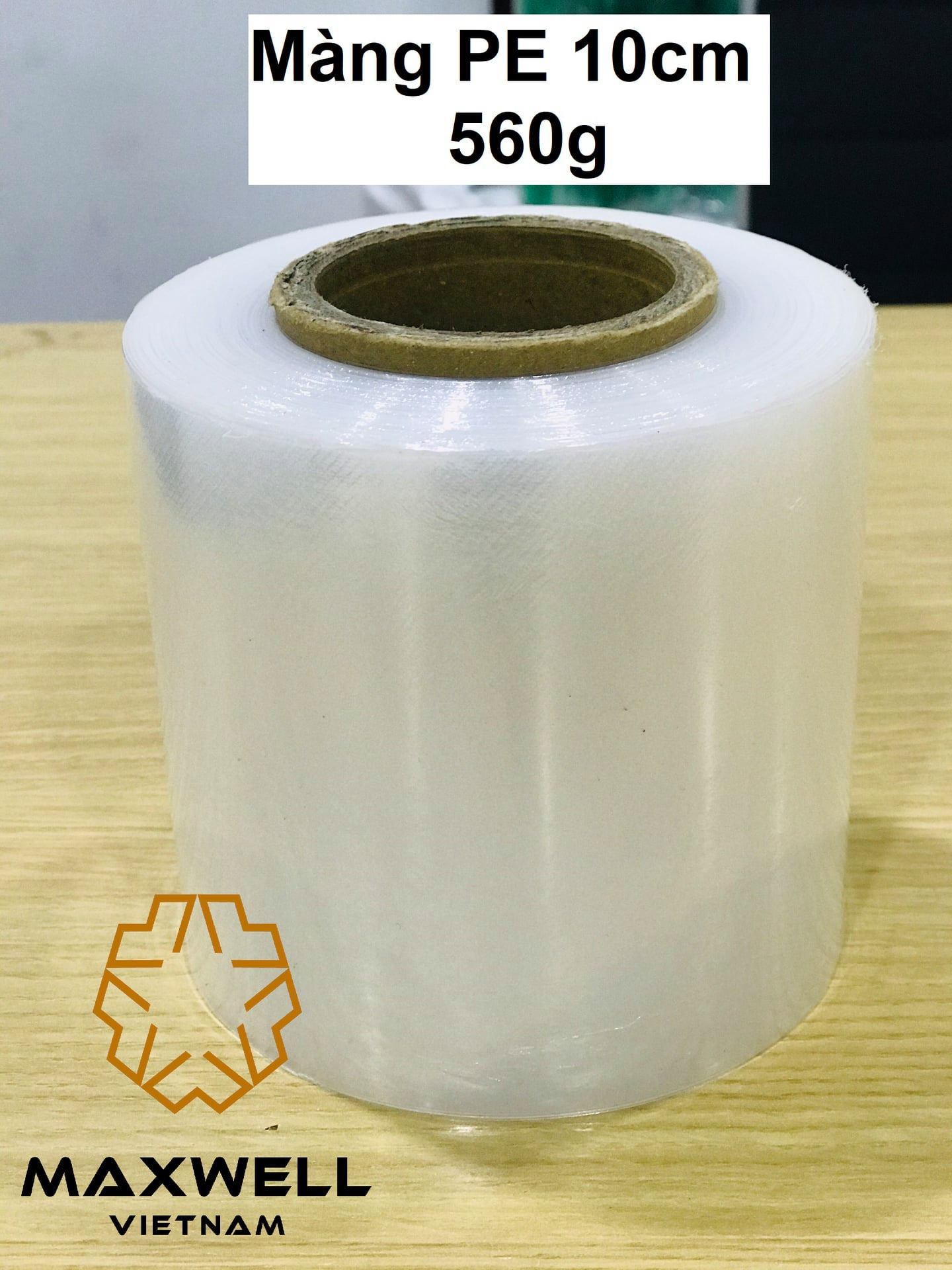 Màng PE quấn hàng ( cao 10cm x nặng 560 gr )