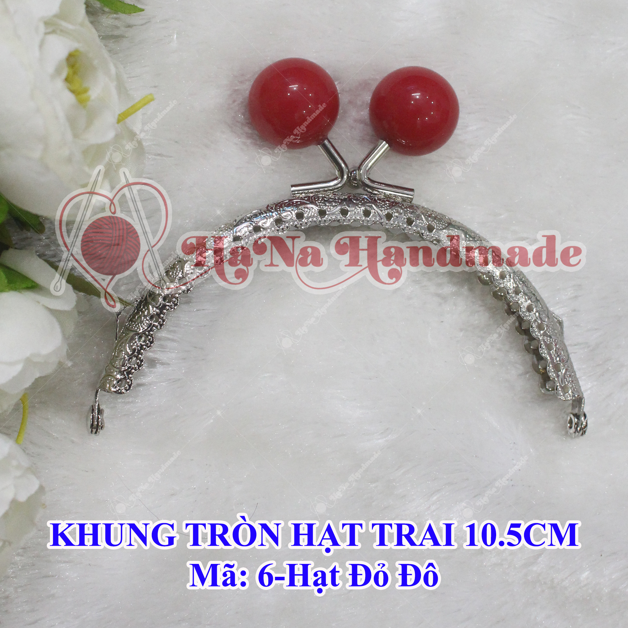 Round Pearl Handbag Frame 10.5cm (35K/Piece)