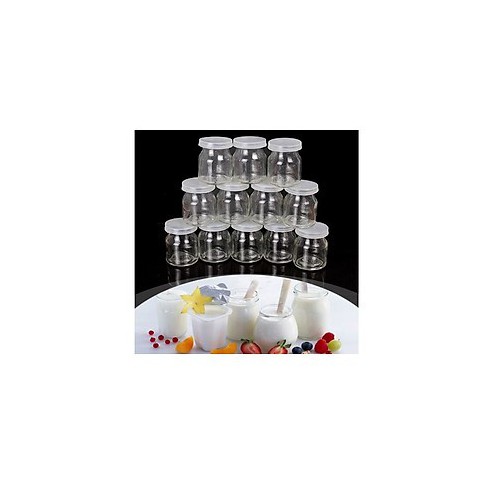 [HCM]COMBO 12 HỦ THỦY TINH ĐỰNG SỬA CHUA 100ML
