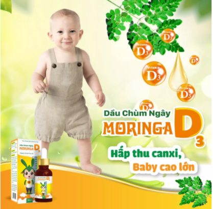 Vitamin D3-Dầu Chùm Ngây D3