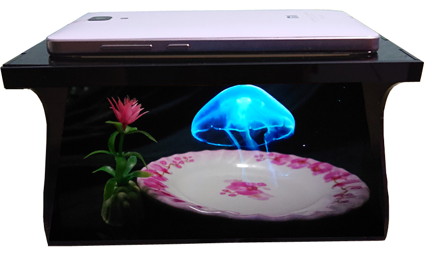 [HCM]Máy Chiếu 3D Hologram 180 độ dành cho điện thoại Sam Sung