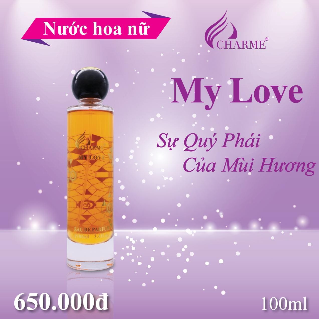 [HCM]NƯỚC HOA CHA-RrME-MY LOVE 100ML