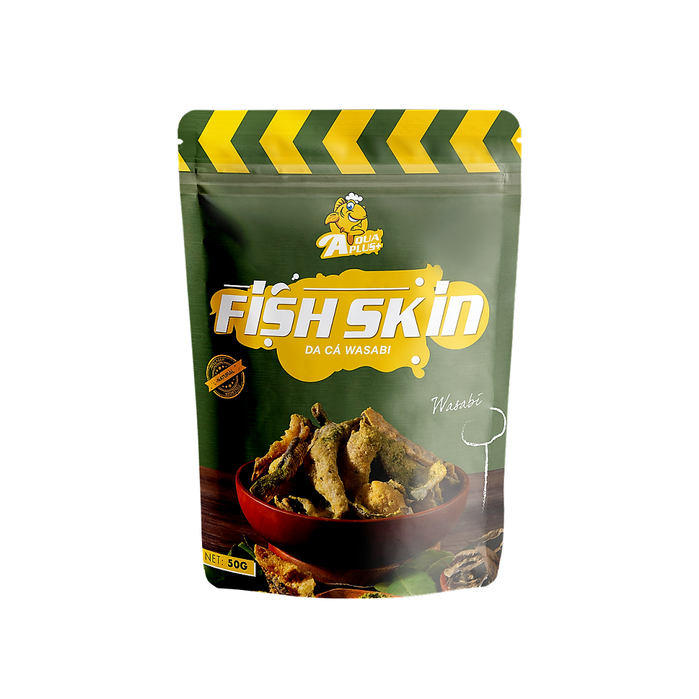 [HCM]Combo 3 vị Snack da cá Aqua Plus 50g