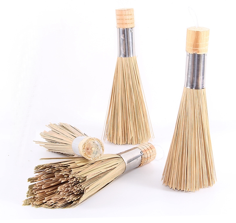 Chổi tre cọ rửa chảo sắt - Đồ dùng cho bếp - Bamboo Home