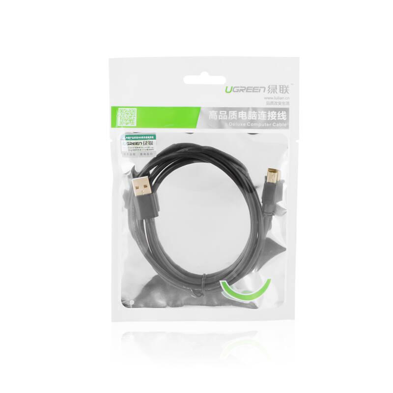 Cáp sạc USB 2.0 sang mini USB mạ vàng UGREEN US132 (đen)