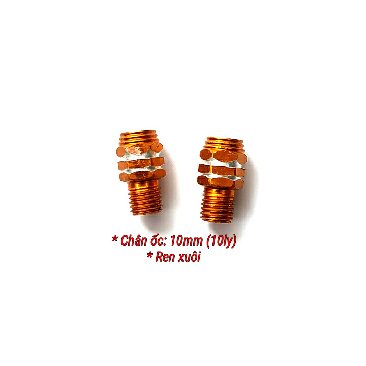 Ốc chân gương xe máy hình mặt cười (giá 01 đôi)