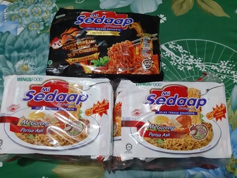 Mì trộn ăn liền Malaysia hiệu Sedaap