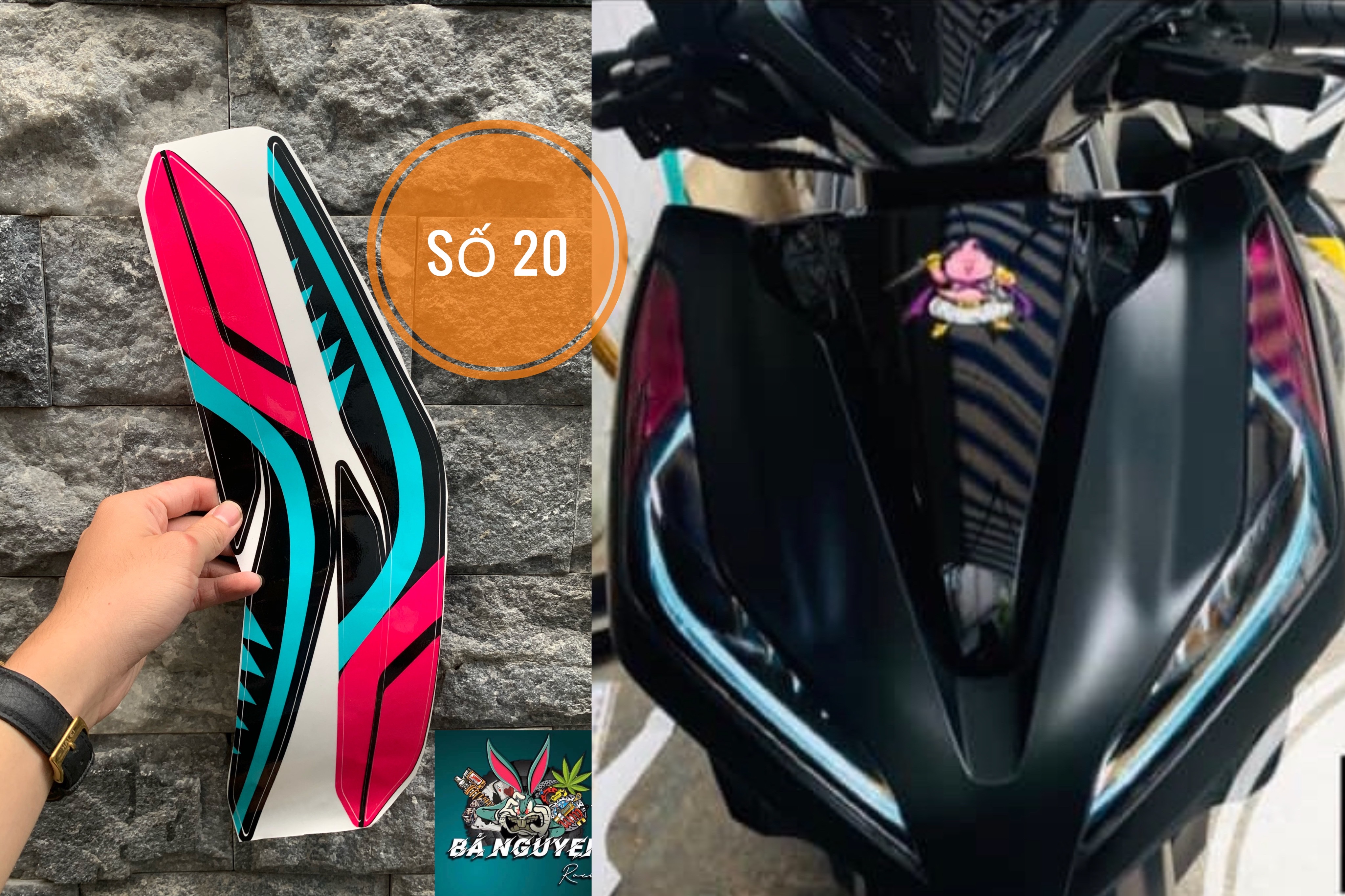 Decal Dán Đèn Demi VARIO/CLICK 2018-2020