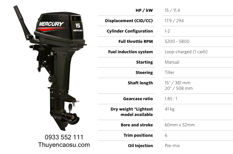 Động cơ 15HP 2 Thì