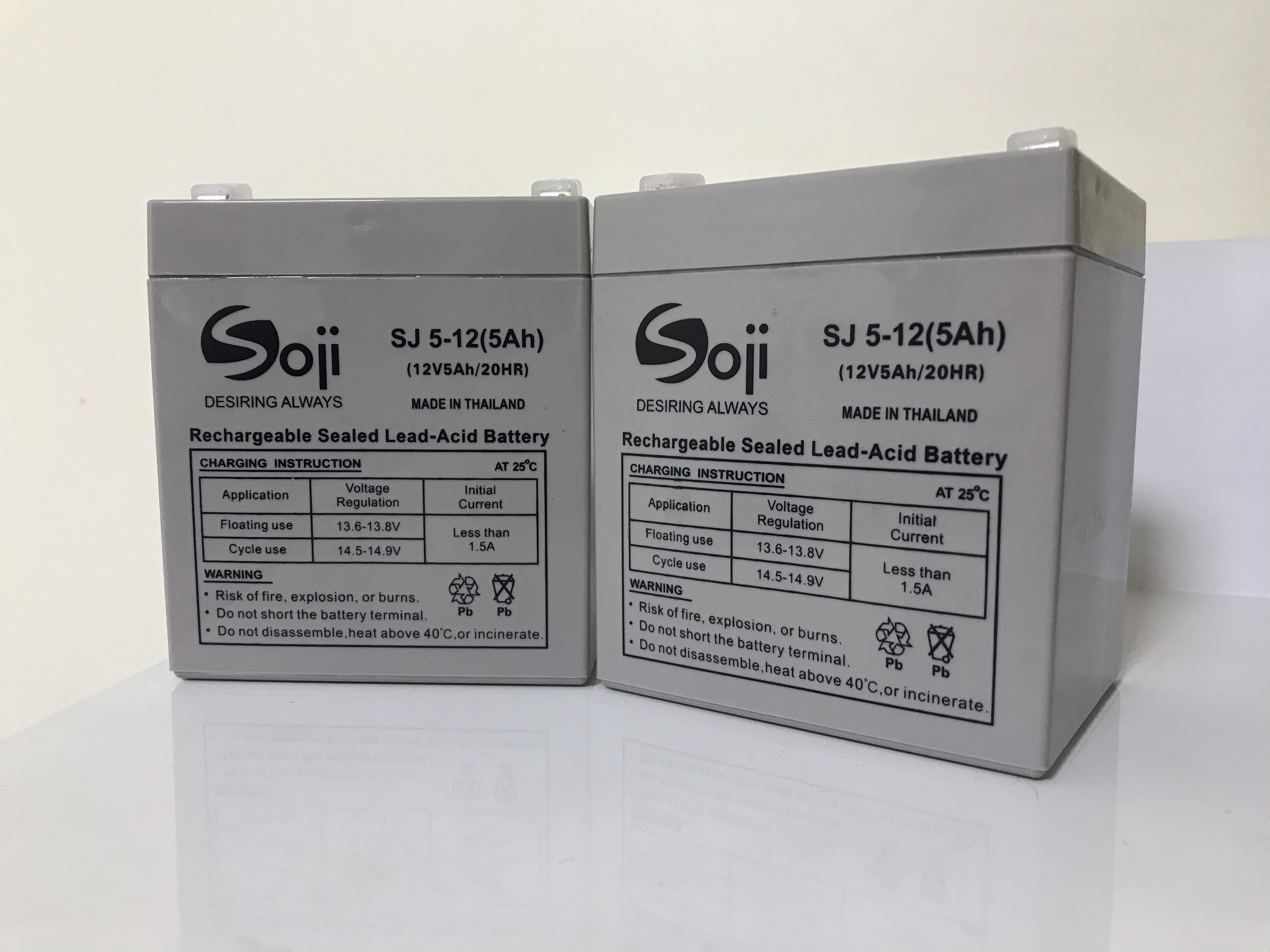 Ắc quy Soji nhập khẩu Thái Lan 12V 5ah