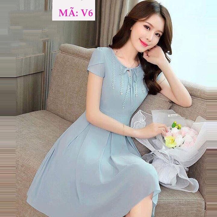 ĐẦM VOAN LỤA CAO CẤP V6