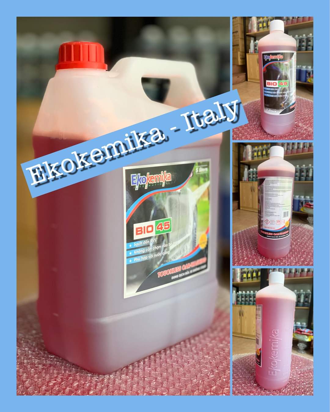 DUNG DỊCH RỬA XE KHÔNG CHẠM EKOKEMIKA BIO 45 - 1L