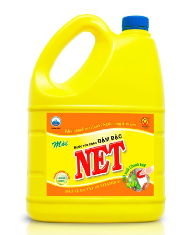 Nước Rửa Chén Đậm Đặc NET Hương Chanh 1,5kg