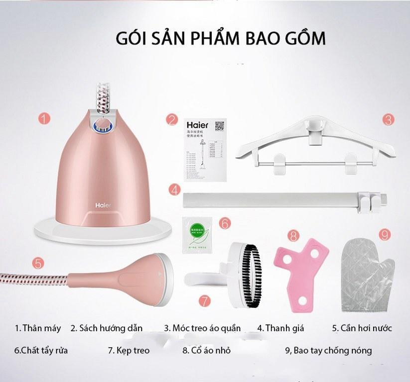 Bàn là ủi hơi nước đứng Haier