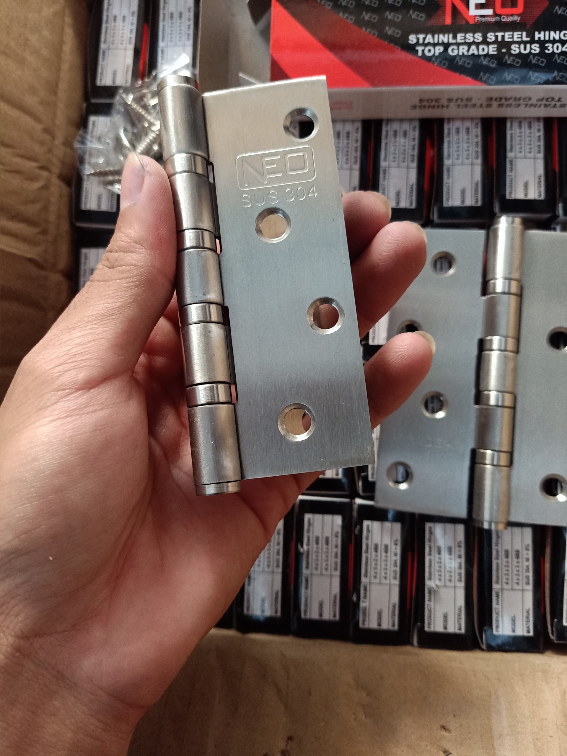 Bản lề inox neo 2501 4x3x2