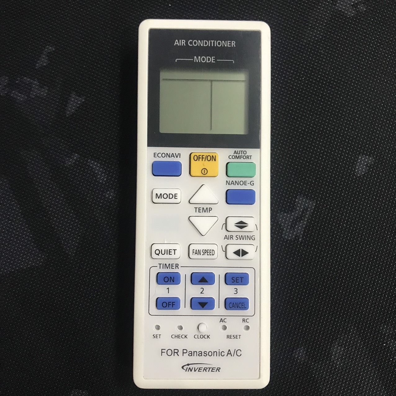 [HCM]REMOTE DÙNG CHO MÁY LẠNH .PANASONIC INVERTER 2 CHIỀU