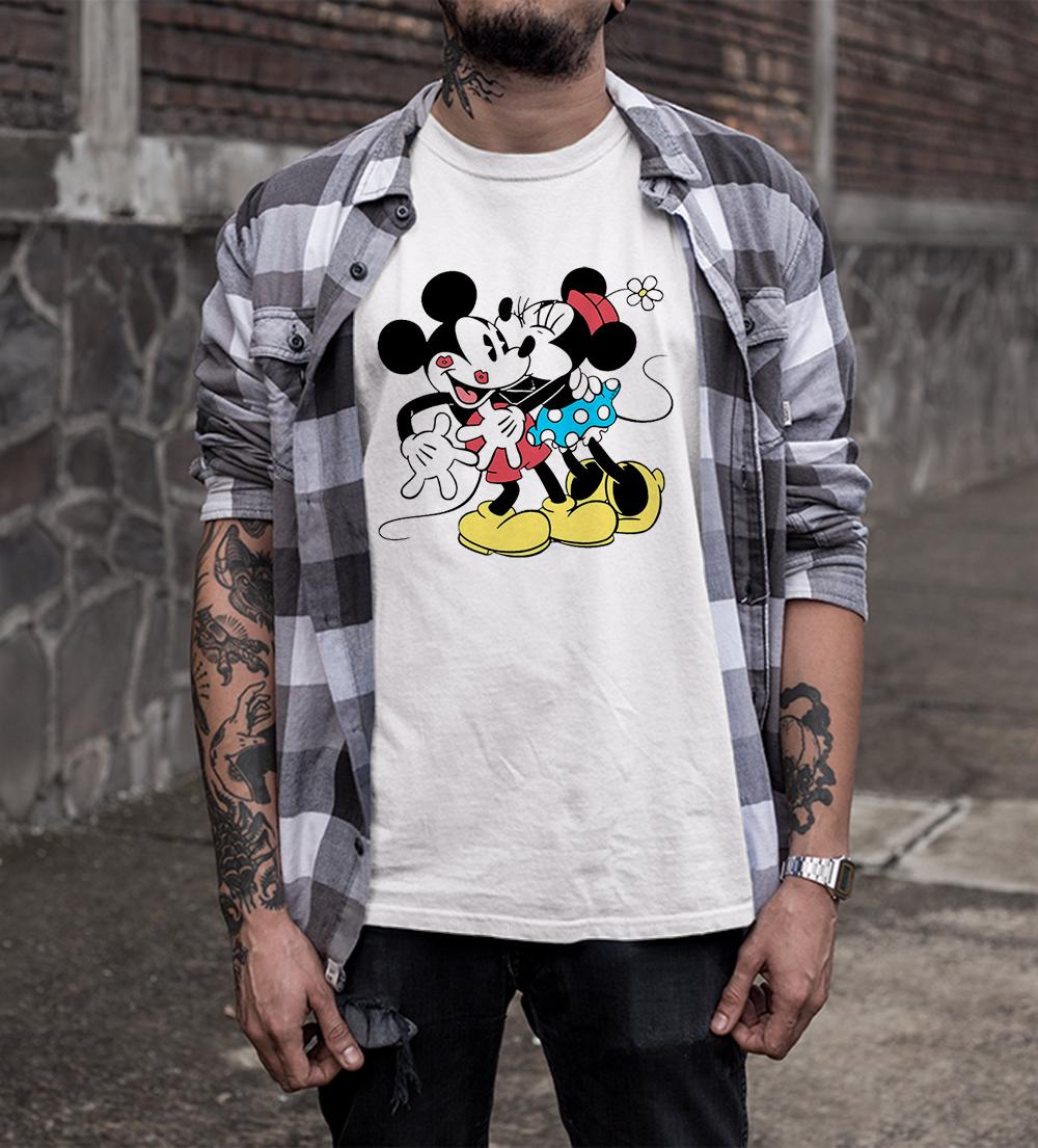 [HCM]Áo thun Unisex - Chuột mickey và mini dễ thương