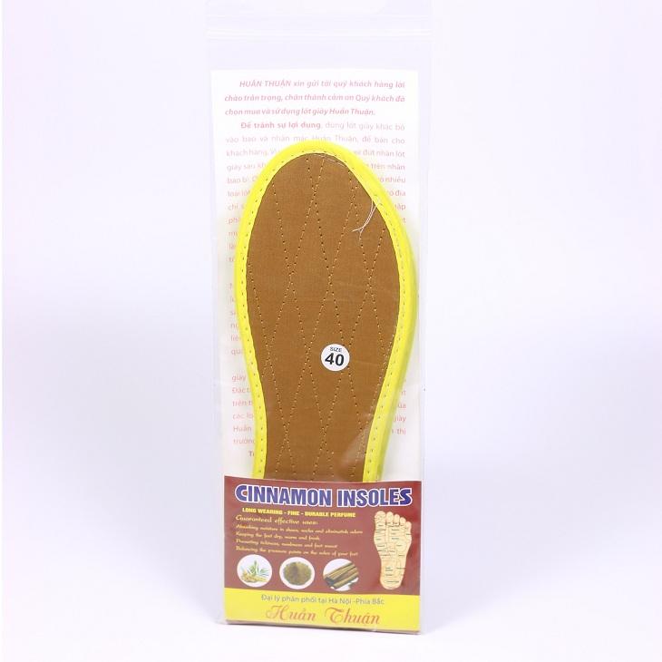 Bộ 2 Miếng Lót Giầy Hương Quế - Lót Quế Khử Mùi Hôi Hiệu Quả