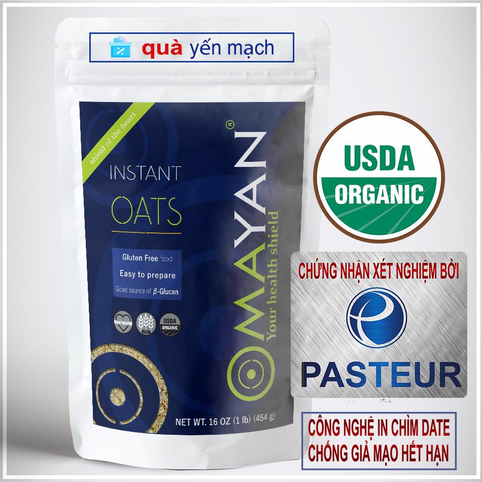 [HCM]Combo Hạt Chia seed Mỹ Organic Mayan đen 907gr - Hat chia 2 pound ( tặng yến mạch Organic Mayan ăn liền 454gr )