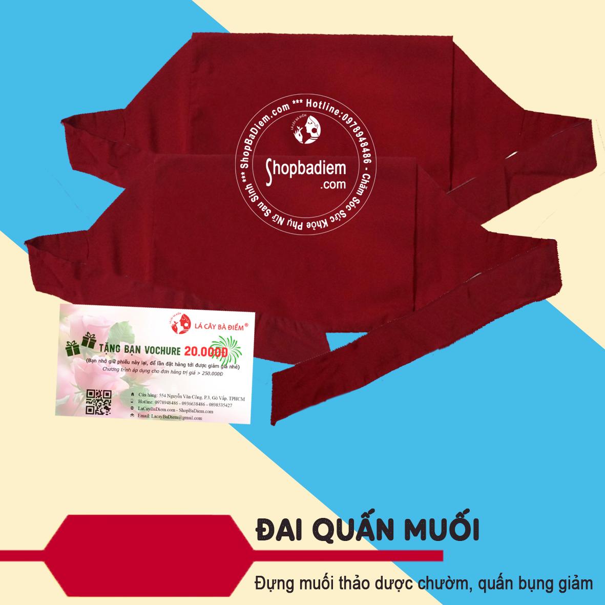 [HCM]Túi Đựng Muối Chườm Bụng - Bà Điểm Shop