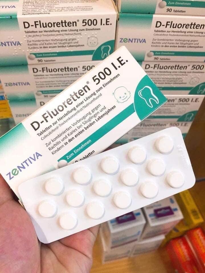Vitamin D Dfluoretten Đức 90 viên