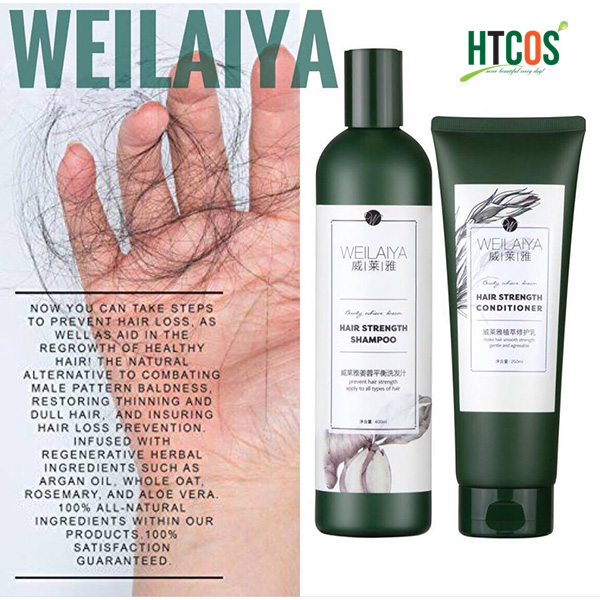 [Auth] - CẶP DẦU GỘI + XẢ GỪNG WEILAIYA full size 400 + 250 ml