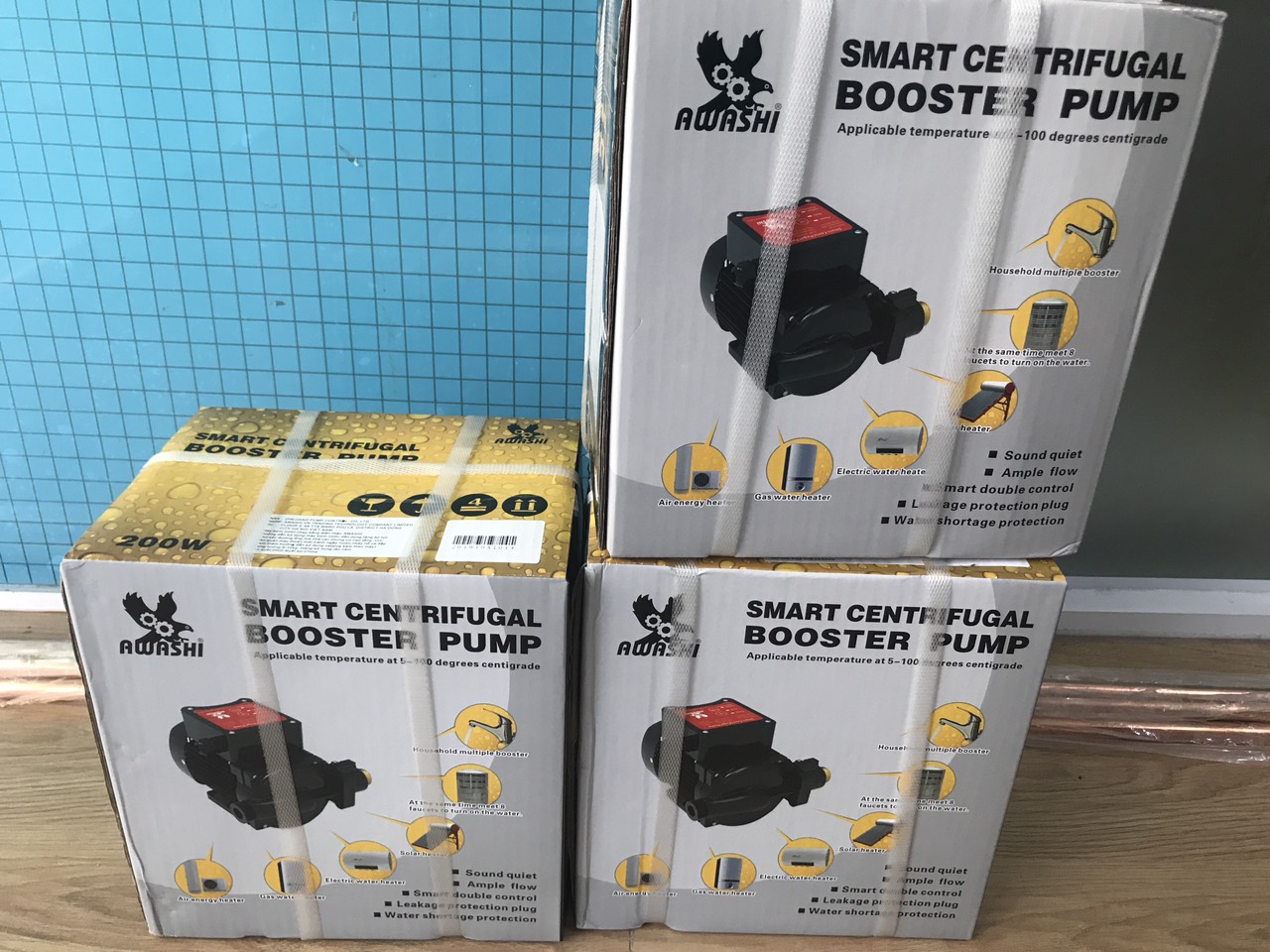 Máy bơm nước thông minh 2 in 1 AWASHI AS-20AB