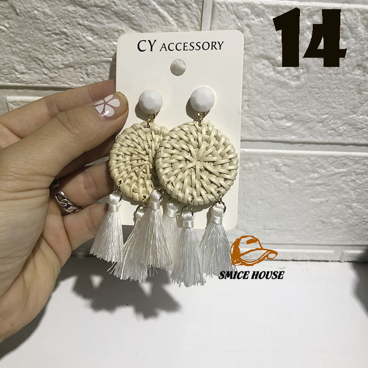 [HCM]BÔNG TAI CÓI VINTAGE HOA TAI