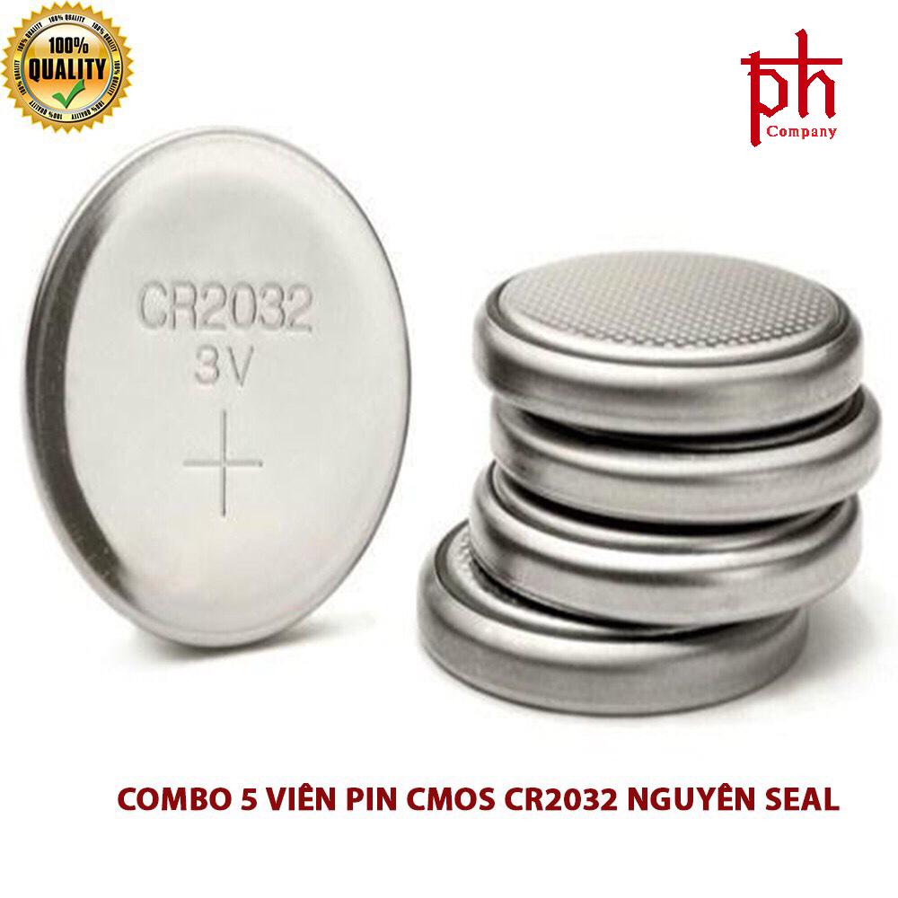 Vỉ 5 viên pin cmos cr2032 lithium battery 3v