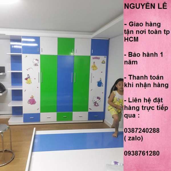 tủ nhựa size lớn cho đại gia đình 5 cửa kệ trang trí 2m4x2m2