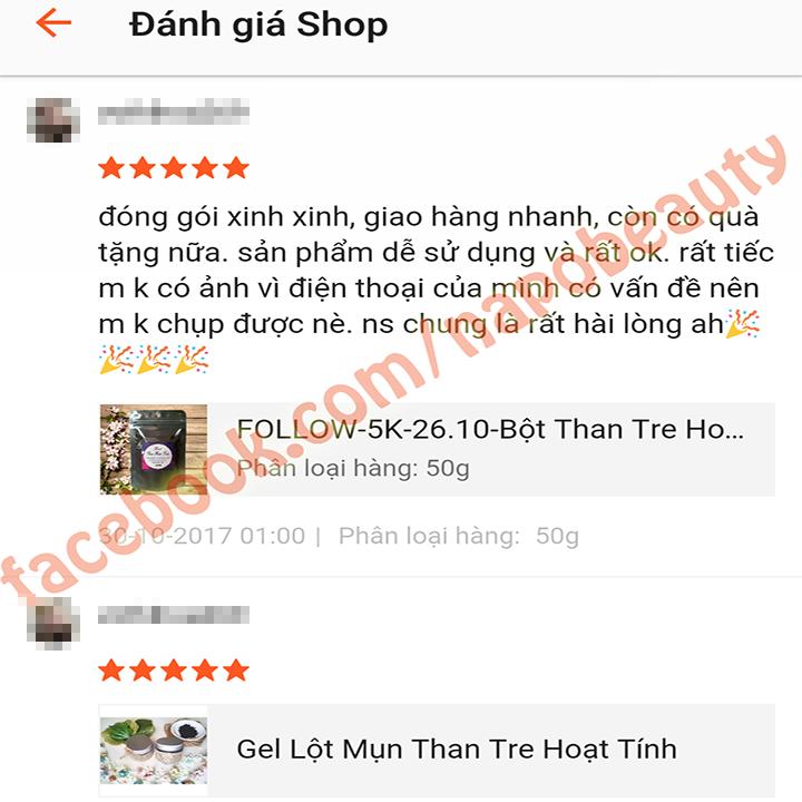 [HCM]Bột Than Tre Hoạt Tính 100 gram - Trị mụn Trắng Răng