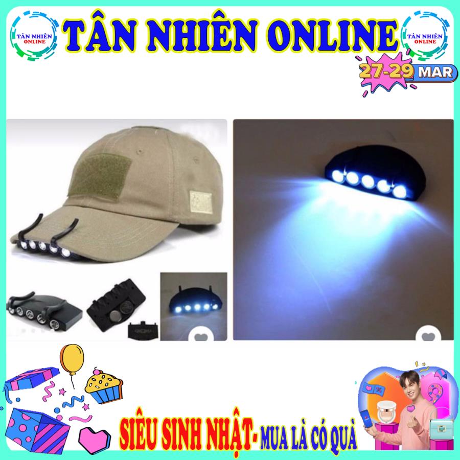 Đèn Pin đội đầu kẹp nón lưỡi trai siêu tiện lợi