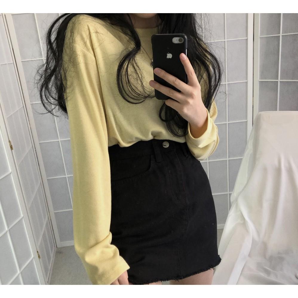 Áo thun nữ tay dài thời trang hàn quốc