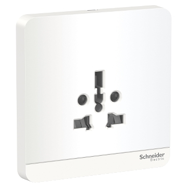 Bộ ổ cắm đơn đa năng 16A- Schneider Electric - E83426TS_WE_G19