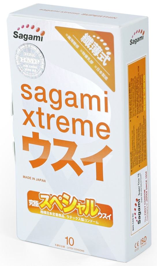 Bao cao su kéo dài thời gian quan hệ Sagami Superthin- hàng siêu mỏng