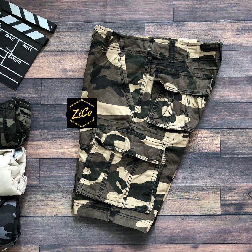 [HCM]Quần short nam kaki túi hộp AB04