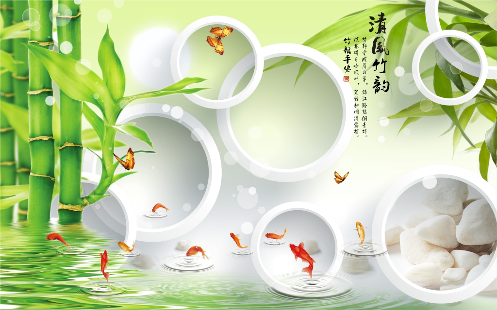 Rèm cuốn in tranh 3D MCT-03 Cao 1m6