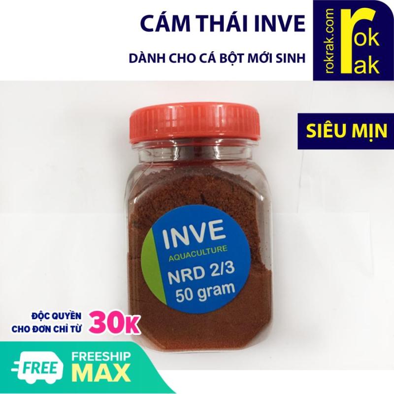 Cám Thái INVE NRD 2/3 hũ 50 gram cho cá bột mới sinh
