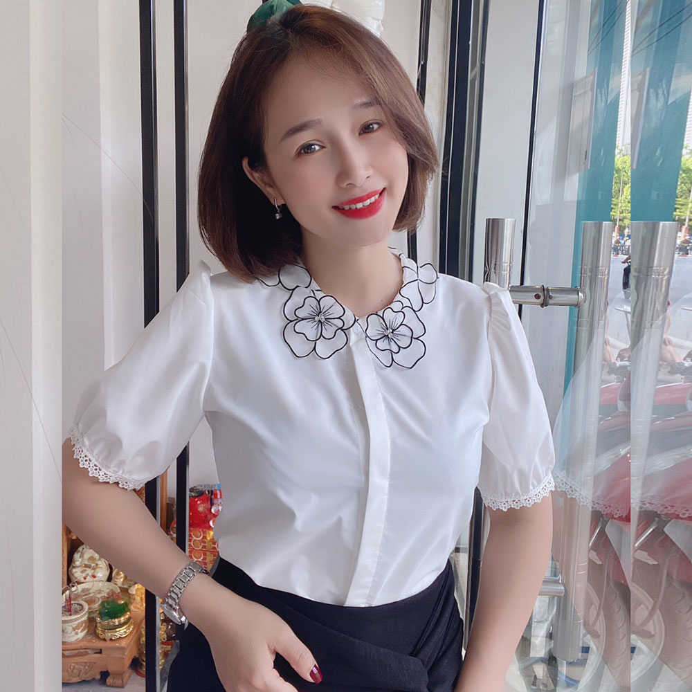 Áo sơ mi cộc tay công sở