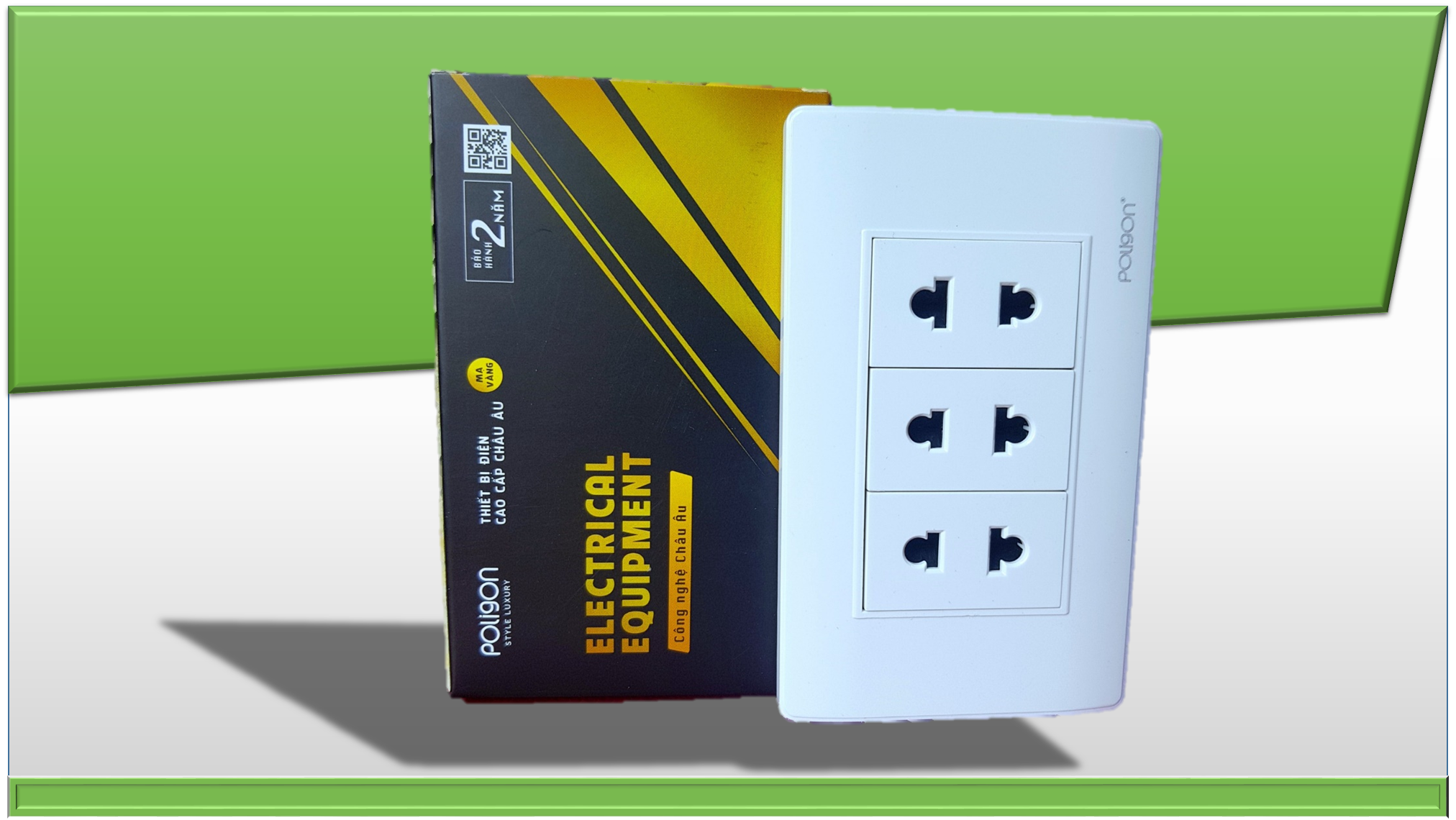 Ổ cắm điện ( Bộ 3 Ổ cắm âm tường)