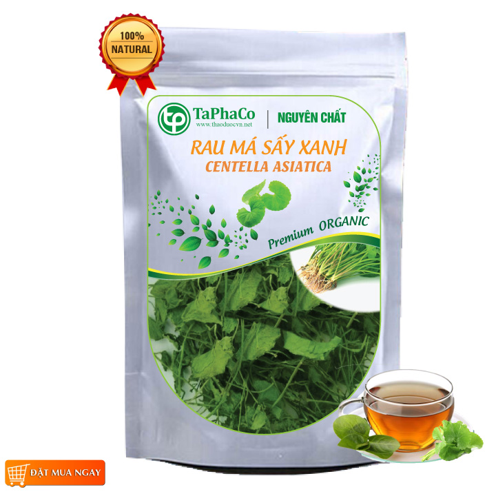 Rau má sấy lạnh 100g , Trà rau má sấy lạnh - tấn phát