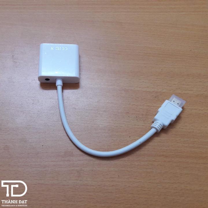 Cáp chuyển đổi HDMI sang VGA có audio (hdmi to vga audio)