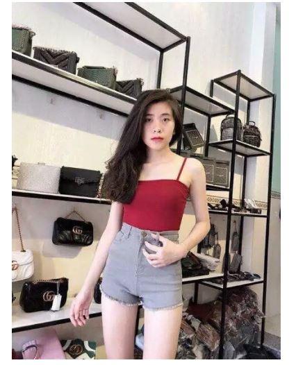 Áo thun hai dây croptop sexy thời trang nhiều màu