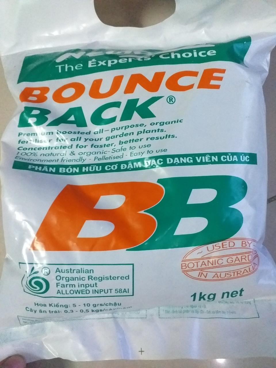 Phân hữu cơ bounce back nhập khẩu từ úc 1kg