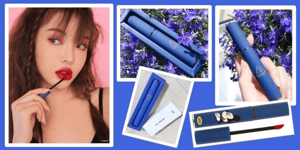 ⚡Sẵn Hàng⚡ Son kem 3.C.E Classic Blue Vỏ Xanh