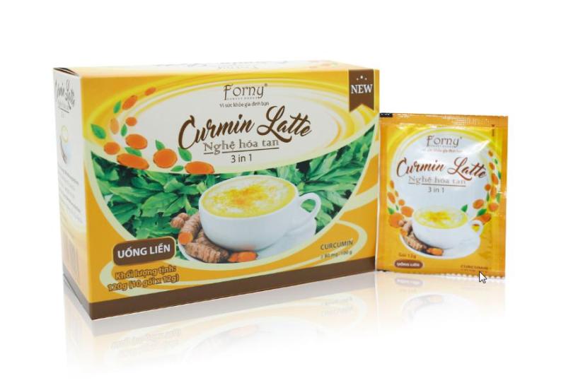 Curmin Latte Forny (Sữa Nghệ, dành cho người đau dạ dày, làm đẹp, phụ nữ sau sinh, bồi bổ sức khỏe) cao cấp