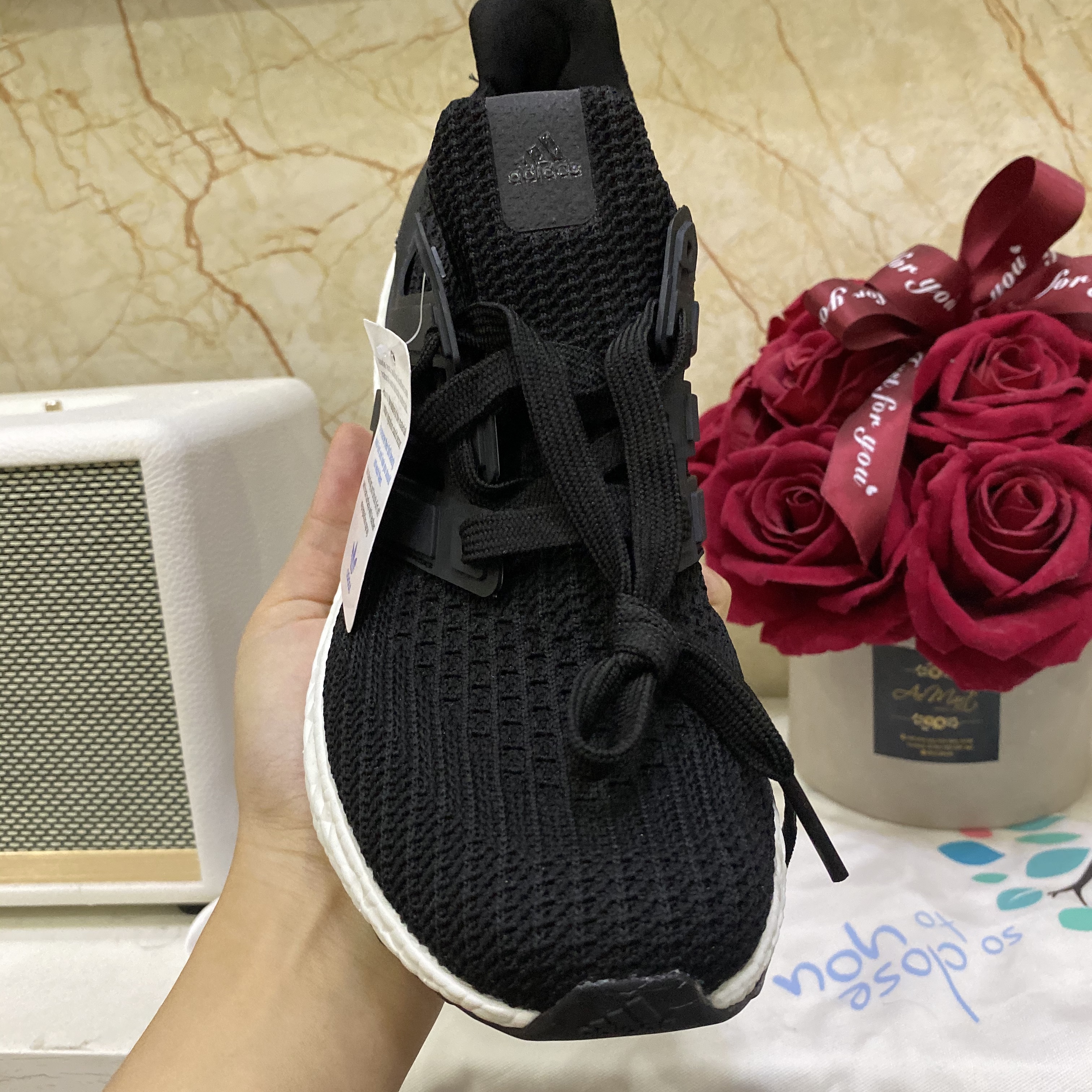 [ẢNH CHI TIẾT] GIÀY THỂ THAO SNEAKER ULTRABOOST 4.0 ĐEN TRẮNG