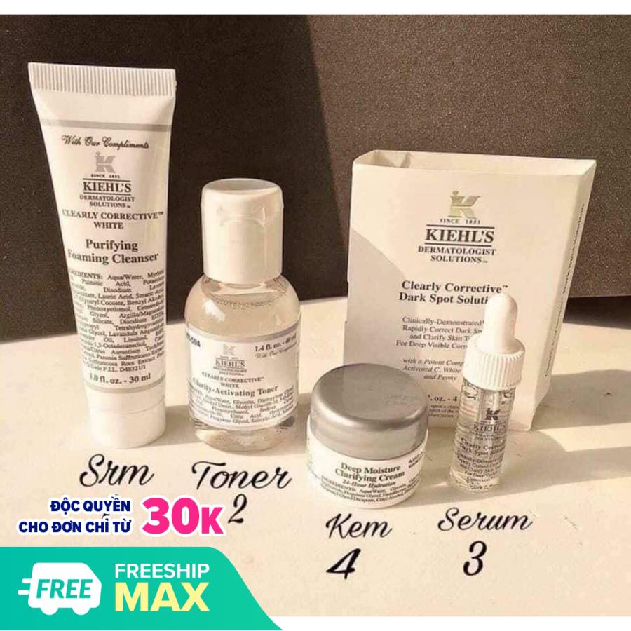 Set dưỡng Kiehls trắng da, mờ thâm nám